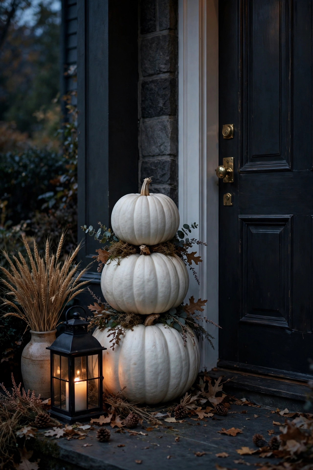 Stacked Pumpkin Topiary