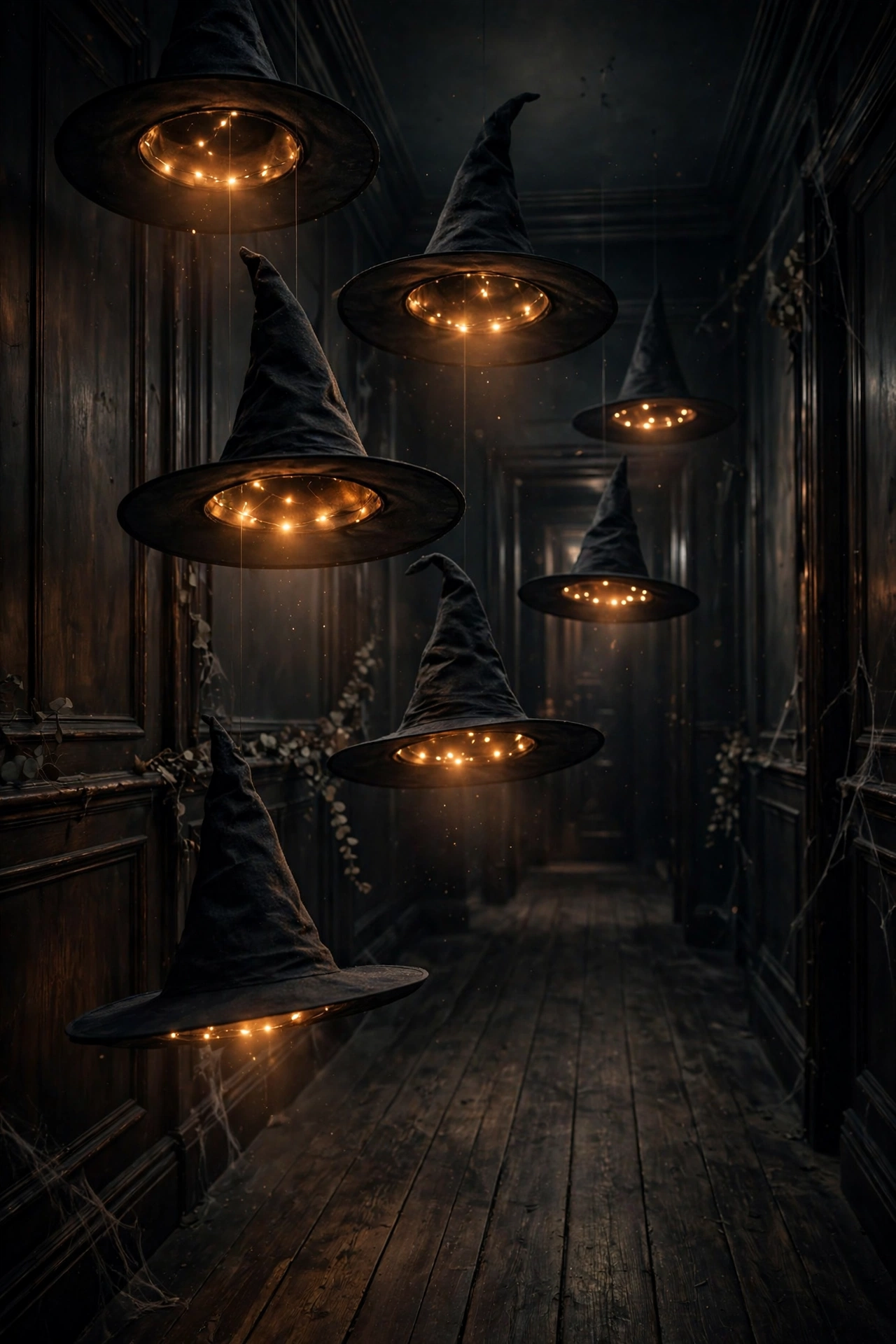 Floating Witch Hats